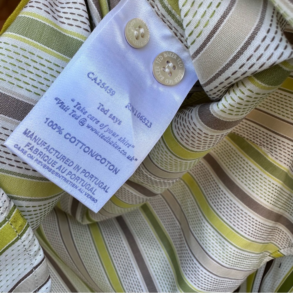 Ted Baker Striped Collared Button Down Shirt - image 7